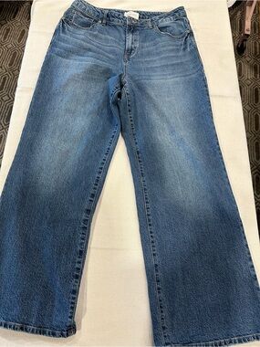 Habitual Medium Blue Wide-Leg Jeans